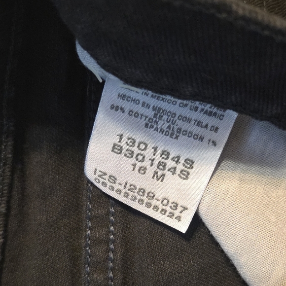 Riders by Lee Womens Deep Black Relaxed Jeans - Picture 4 of 4